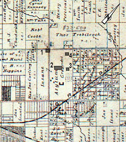 Part 1: Buildings to be Demolished Page 3 The Asylum grounds are depicted on the map of London Township in the 1878 Illustrated Historical Atlas of the County of Middlesex (Figure 2), although no
