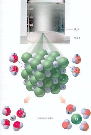 Ø Water is an effective solvent because of its polarity Ø When an ionic compound is dissolved in