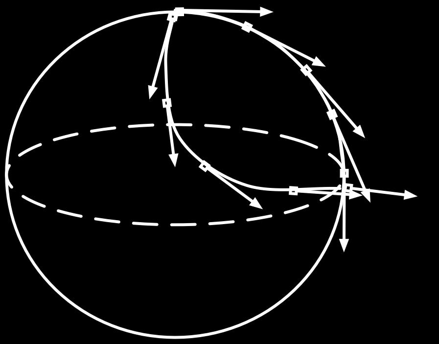 Autoparallel submanifold Geodesics The geodesics with respect to the Riemannian connection are known to coincide with the shortest curve joining two points.