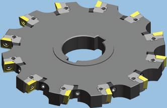 Good performance in heavy interruption and deep depth of cut application. Radial Type (Low cutting load) corners available edium/finishing. Suitable for small width cutting operation.