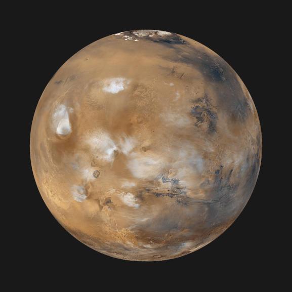 Global Composite View of Mars from Global