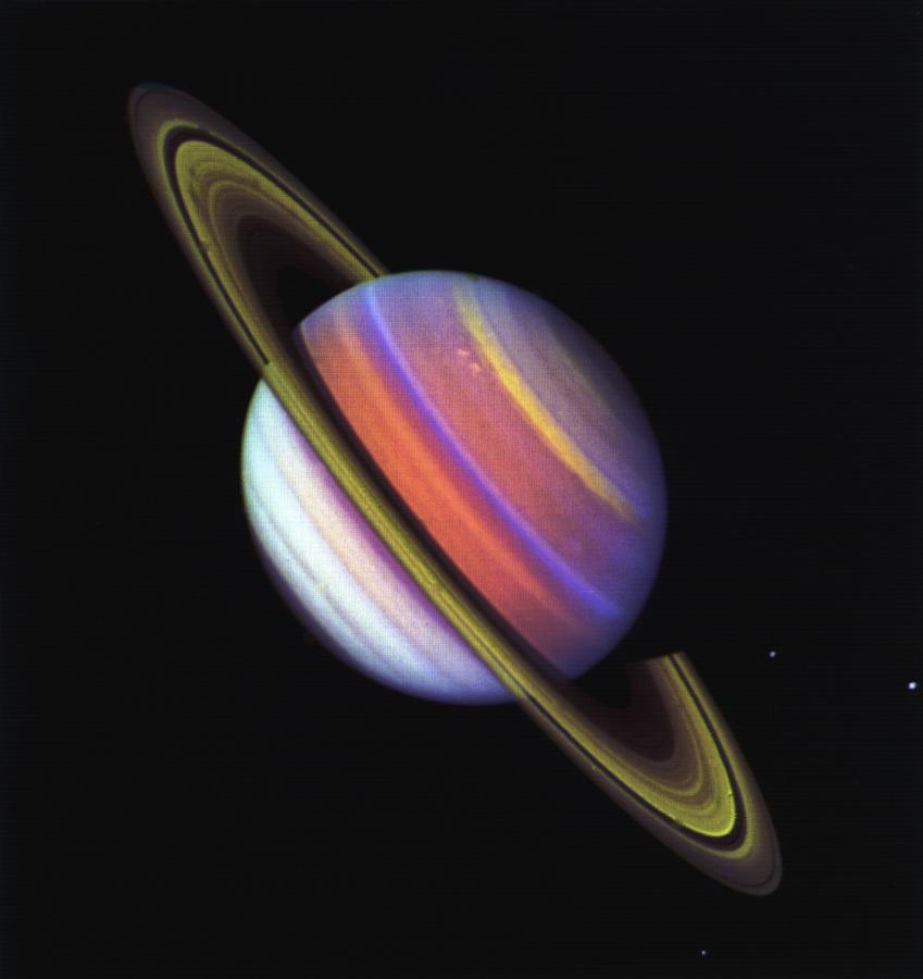 Saturn - A multi-spectral view from