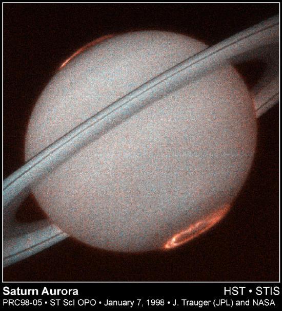 Aurora over Saturn s Polar regions - Hubble Space