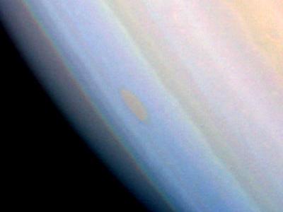 Red Spot on Saturn Weather