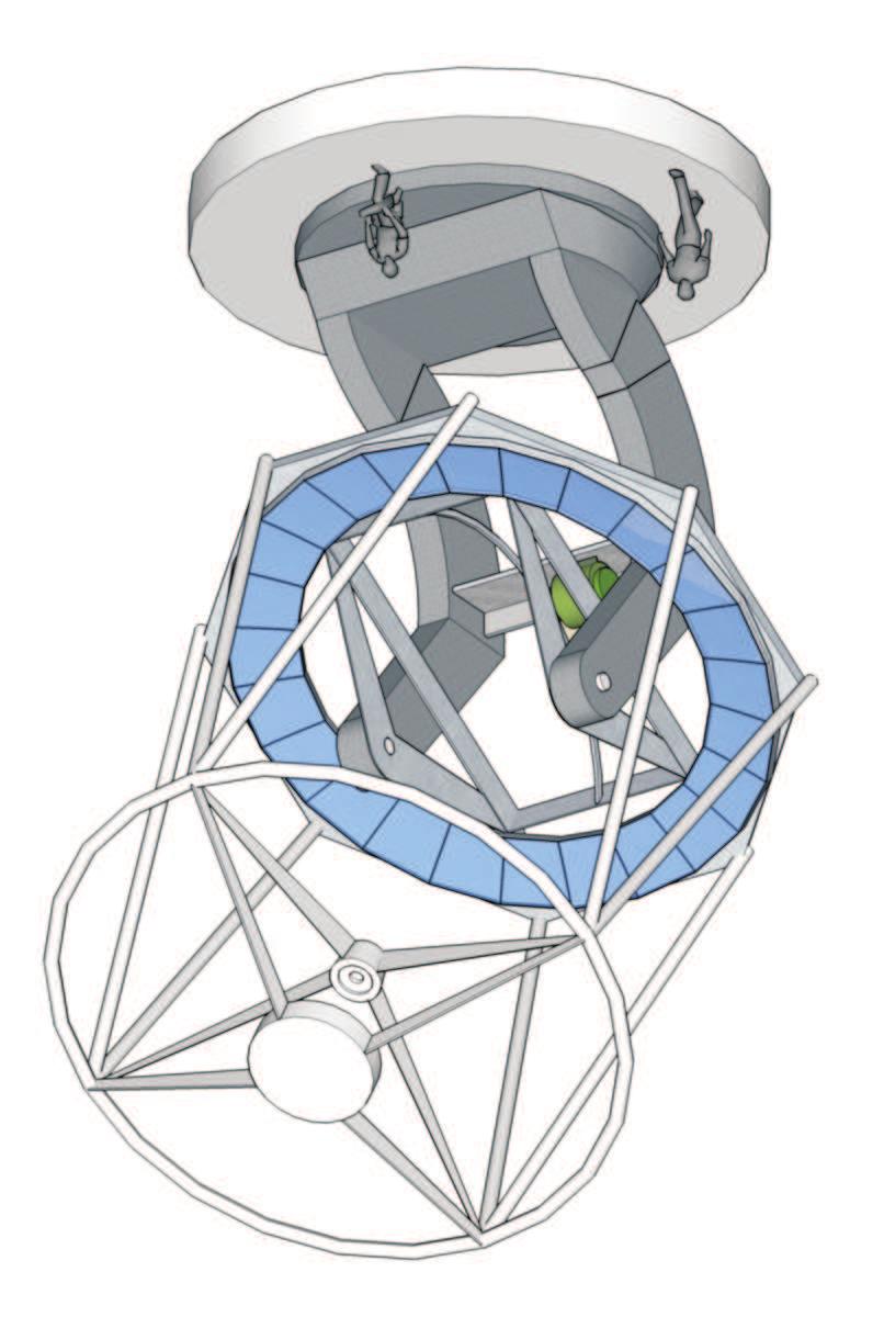 Introduction to the CGST 33 Figure 1. The sketch of the CGST which is designed as the ring solar telescope.