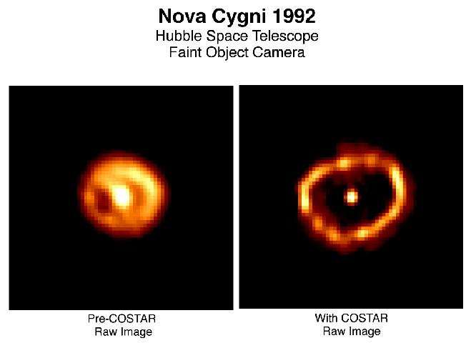 Nova Shells Nova Cygni 1992 (HST image) GK Per - erupted 1901 A