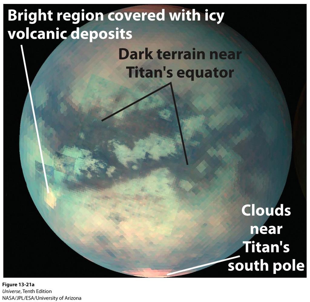 Titan The Cassini probe has 'mapped' the surface of Titan in the