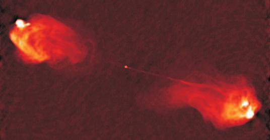 Cygnus A The most common examples of relativistic jets are found in the extragalactic radio sources.
