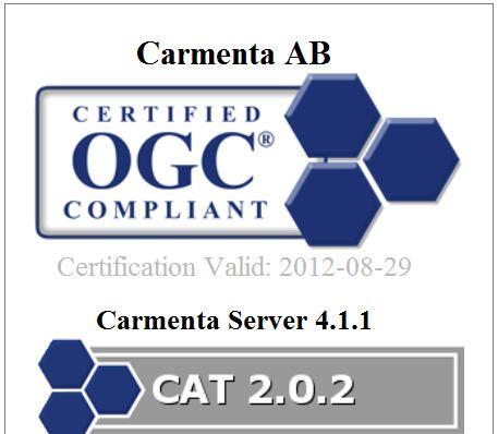 Carmenta Server - summary Fast and dynamic web maps Built for