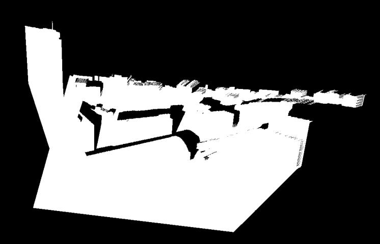 reconstruction of the scene from a cubemap retrieved