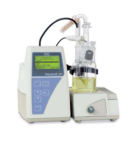 exists in the manner burette or coulometric directly of dosing the iodine for the titration. produced in the reaction vessel.