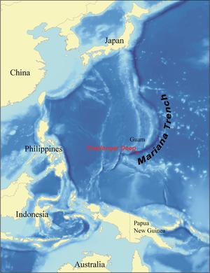 The deepest trench in the world s oceans: The Mariana trench in the western