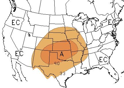Temperature Outlook December 2008 April 2009 The latest temperature outlooks for December 2008 from the NOAA Climate Prediction Center indicate a slightly enhanced risk of above average temperatures