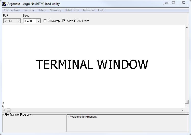 Terminal window (see figure below for location) and pressing the Enter key on your computer s