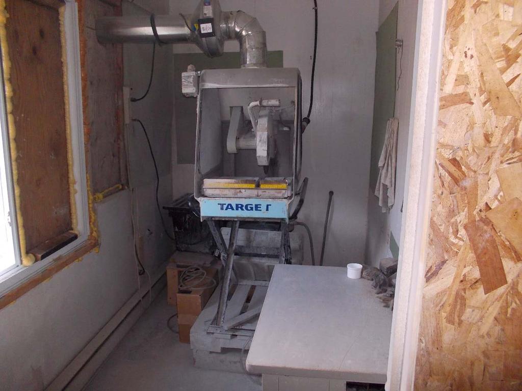 Figure 12.4 Photo of the sample preparation facility taken during a site visit in January 2015 12.5 Mined-out Voids Underground workings were compiled and updated since the latest resource estimate.