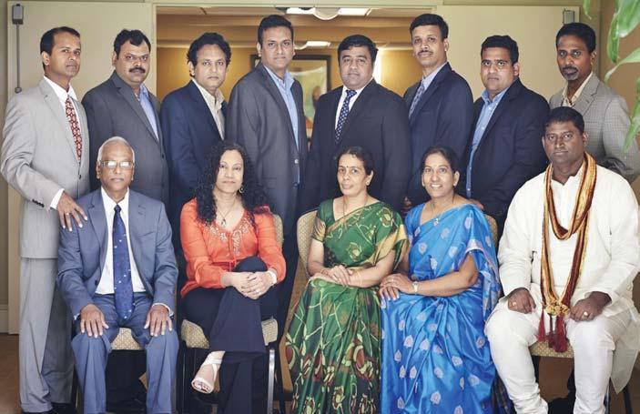 TAGDV Executive Committee Standing (Left to Right) : Sreedhar Gudala (MAL), Vijayabhaskar