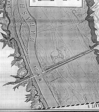 a) b) Fig. 3.1 Maps of the bridge sites: a) US 52 over the Wabash R. flowing downwards, and b) SR 25 over Wildcat Creek, flowing from right to left. deployment of scour-monitoring devices in Indiana.