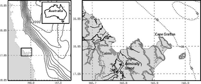 IMPACT OF SEA-LEVEL RISE AND STORM SURGES ON A COASTAL COMMUNITY 191 Figure 2. (a) The area covered by the low resolution storm surge model on a 1.6-km grid.