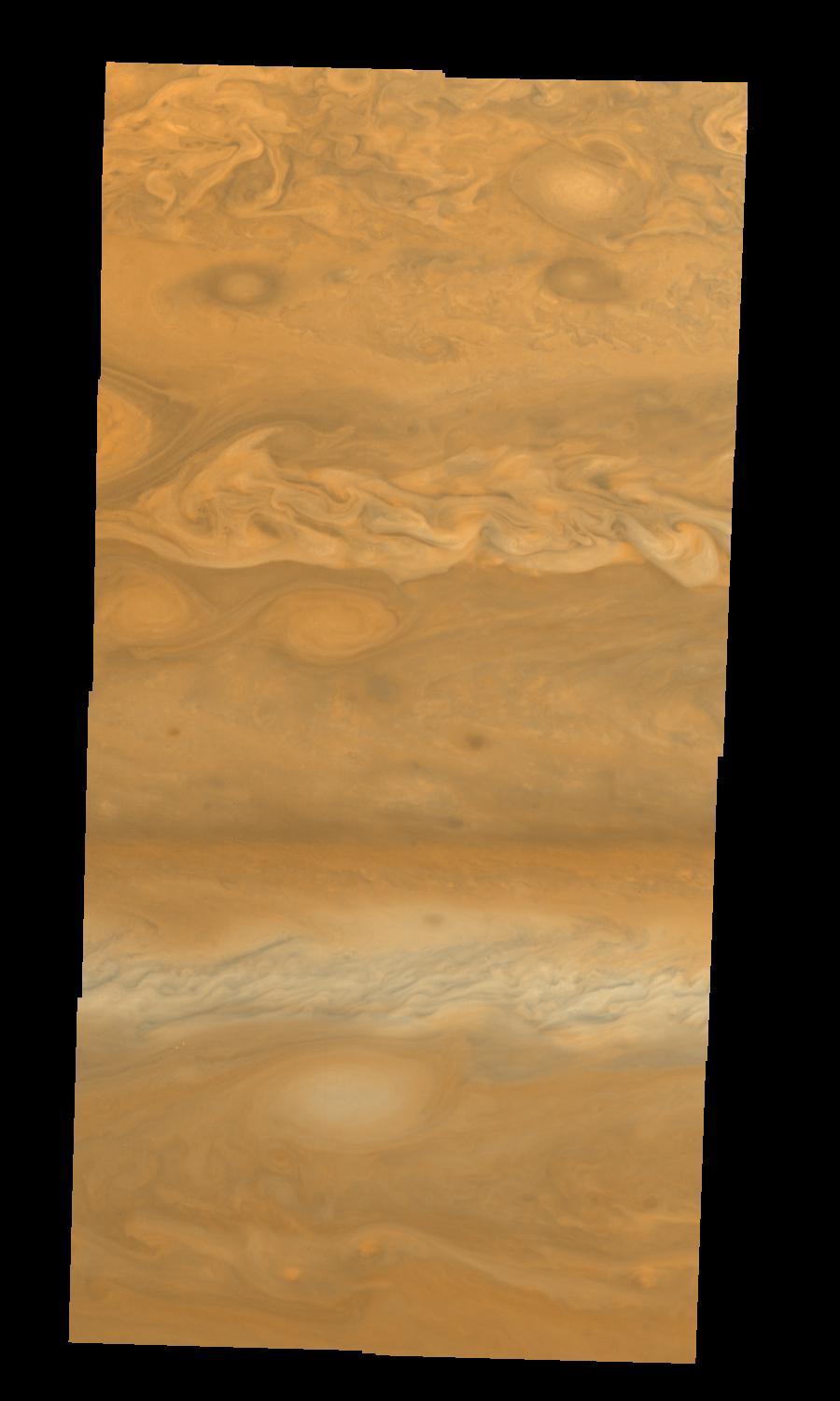 Jupiter s surface The visible surface turns out to be a deck of clouds in the upper atmosphere.