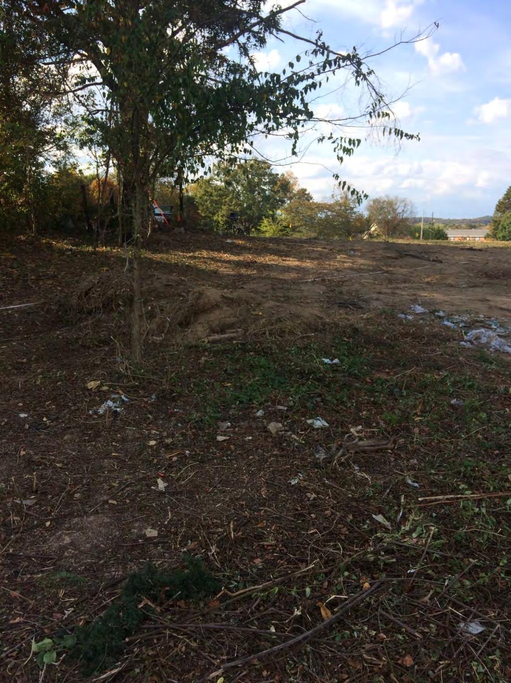 13 Figure 9: View of small dirt pile and scattering of modern trash and metal debris