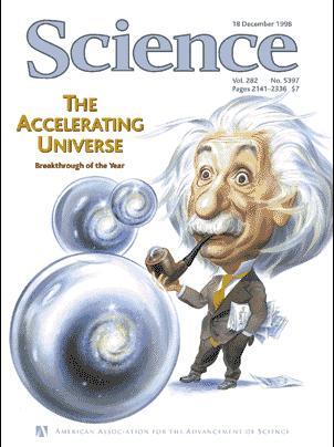 Science Story of the Year-1998 Evidence suggests the universe today is accelerating its expansion.
