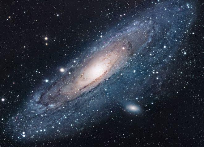 Calculate distances to other galaxies: e.g. Andromeda is 2 million light years away = 1.