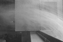 Figure 6 Digitised video images of the incoming air through a window of a LESO office.