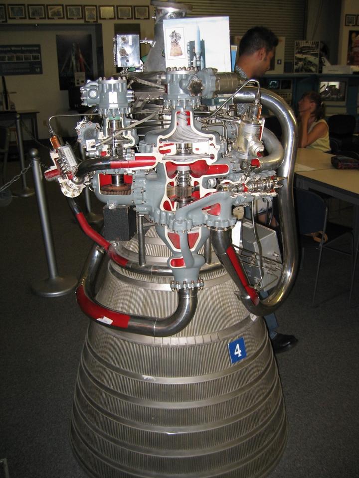 Turbopump Fed Liquid Rocket Engine From G. P.