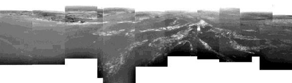 14, 2005 46 Cassini images of Titan: Below the clouds Surface seen