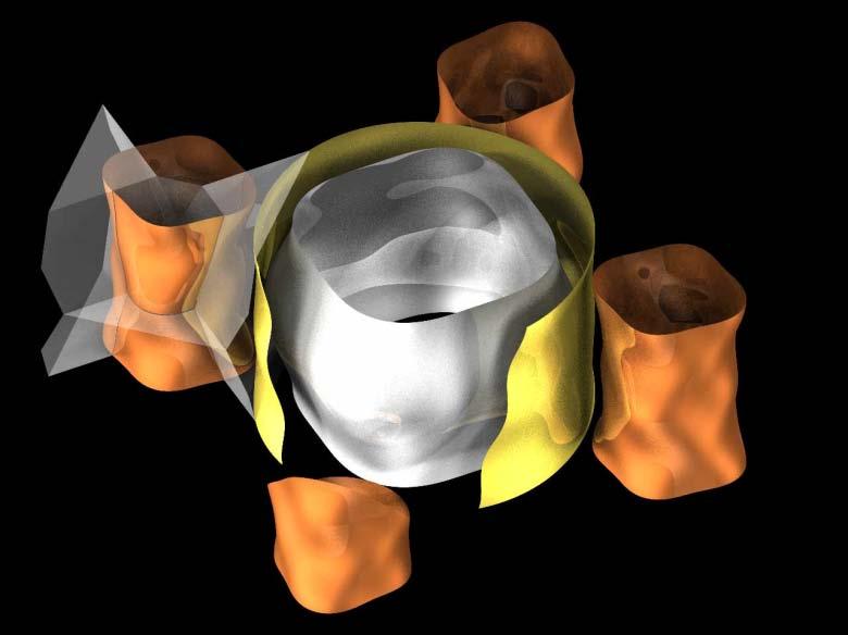 Layered Perovskite Two-dimensional NMR(Knight-shift, T 1