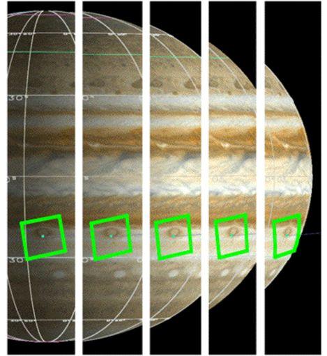 Jupiter Science: Spatial Resolution Best VIS/NIR resolution surpasses Voyager, Galileo, New Horizons Spatial resolutions (per pixel) from 9.