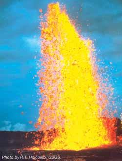 The volcanoes of the Hawaiian Islands are shield volcanoes. If you have ever visited the Hawaiian volcanoes, you know that they are not explosive.