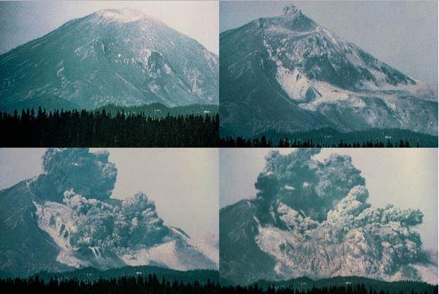 Types of Volcanoes What controls eruptions? Some volcanic eruptions are explosive, like those from Soufrière Hills volcano, Mount Pinatubo, and Mount St. Helens.