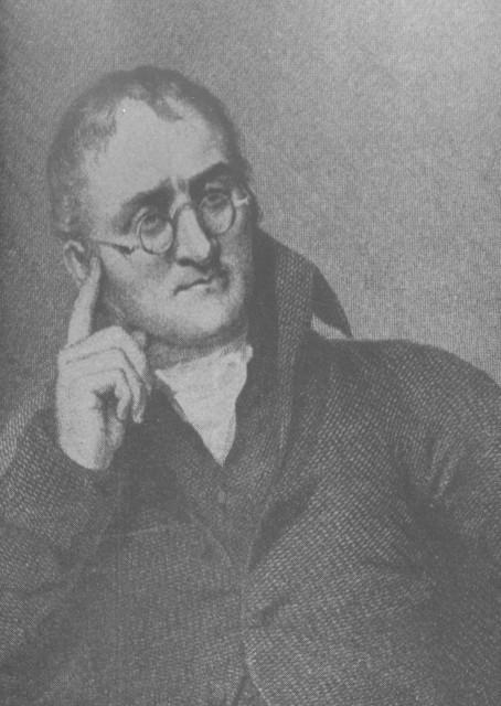 John Dalton 1766-1844 Dalton developed the atomic theory of matter as a consequence of his researches on the behaviour of gases. He developed the laws of definite and multiple proportions.