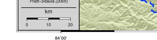 (c) Schematic geological cross section [Lavé and Avouac, 2001; Avouac, 2003; Hodges et al.