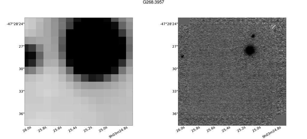 Going to even younger, more massive stars From Leeds/RMS survey observed 38 MYSOs VLT/NACO K-band 0.1, depth 4.