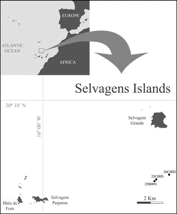 46 of the Makaronesia biogeographical region (Báez & Sánchez-Pinto, 1983). Unfortunately, records of benthic and pelagic marine species from this area are limited.