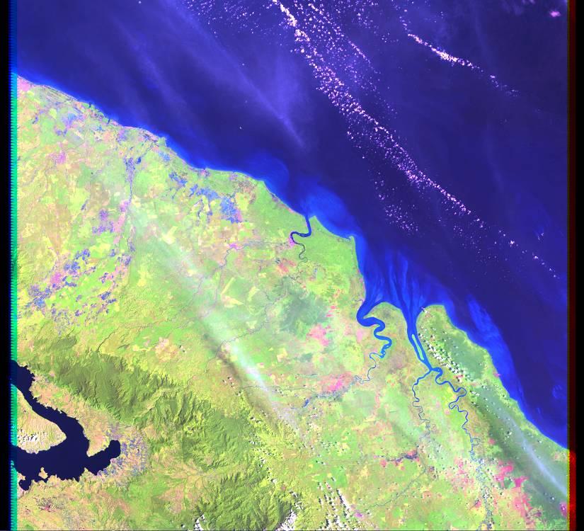 IMAGE ACQUIRED FEBRUARY 2, 2002 Kelang River delta, Malaysia, Asia LAT. 02 53 N, LONG.