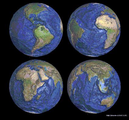 hemisphere half of the globe