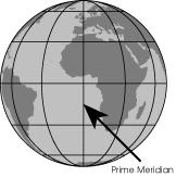 Prime Meridian the line of longitude