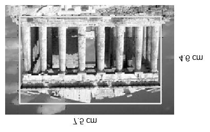 Now, let s find the ratio between the length and the width of the rectangle drawn over the perimeter of the Parthenon. This value will be very close to the Golden ratio.