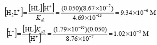 6 L (Intermedite Form) Wht s the p of 0.050 0 M solution of L? L L -.800-0 L O L O bw/.0 - L L (Intermedite Form) Wht s the p of 0.050 0 M solution of L? L L -.800-0 L O L O bw/.0 - L heck our ssumptions: L (Intermedite Form) Wht s the p of 0.