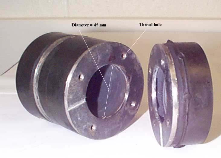 Inserted Washers (Intermediate mass) Inserted Washers (a) Diameter = 45 mm