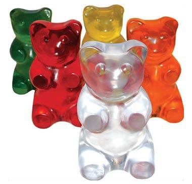 Background Information: Gummi Bear Osmosis Molecules are in constant motion, and tend to move from areas of higher concentrations to lesser concentrations.