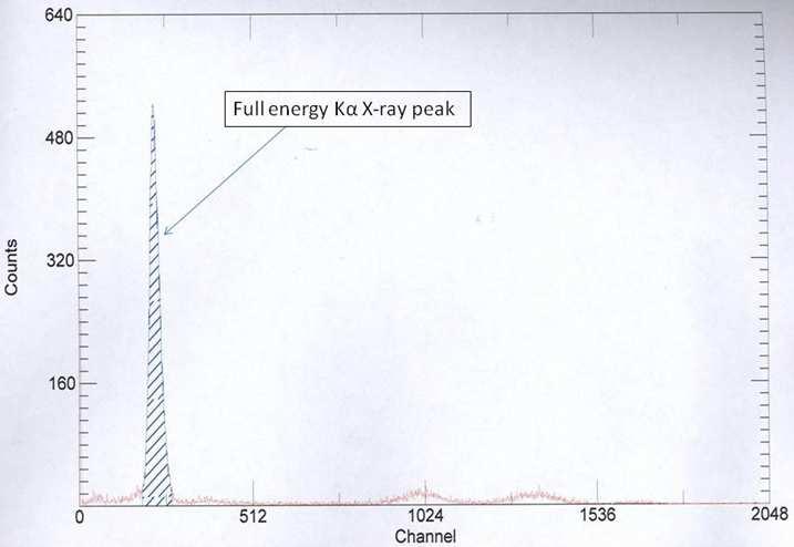 In order to observe the operational voltage for the both gas-filled proportional counters (36Kr and 54Xe gases), the variable energy X-ray source for Cu target was placed on the side of the shield