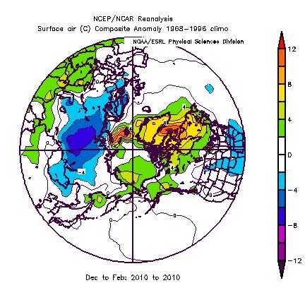 winter 2009-2010, corresponding