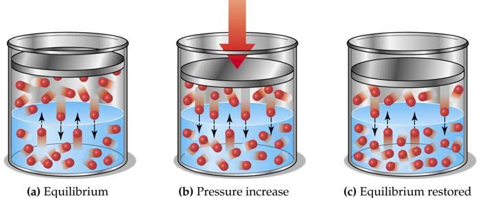Solubility and Pressure Henry s Law: The solubility of a gas (c) is directly proportional to the pressure (P) of the gas over the solution.
