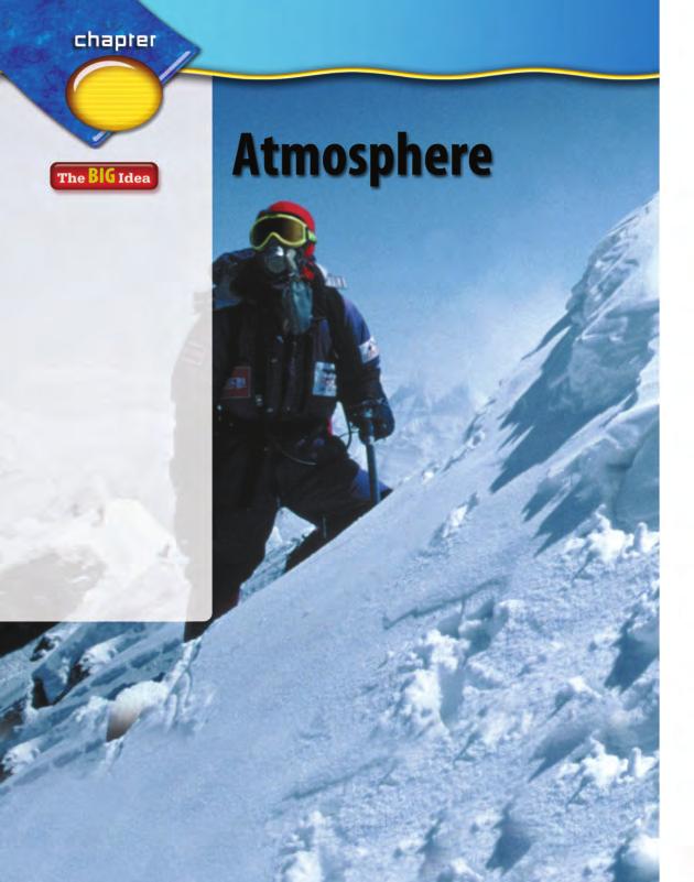 Atmosphere Earth s atmosphere helps regulate the absorption and distribution of energy received from the Sun.