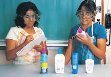 Without protection, sun exposure can damage your health. Sunscreens protect your skin from UV radiation. In this lab, you will draw inferences using different sunscreen labels.