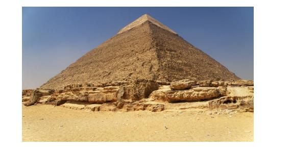 8 POGLAVLJE. EGIPATSKA MATEMATIKA Slika.1: Keopsova piramida u Gizi (izvornik:http://en.wikipedia.